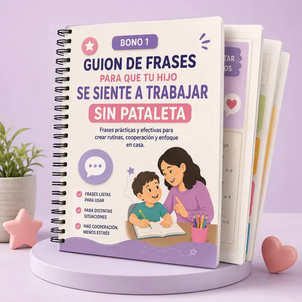 Guion de frases para padres, bono 1 del kit